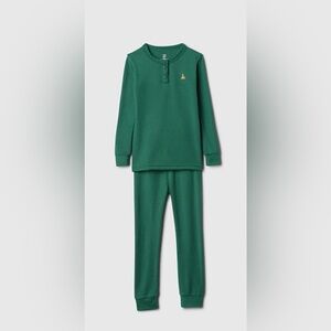GAP Forest Green Kids Pajama Set